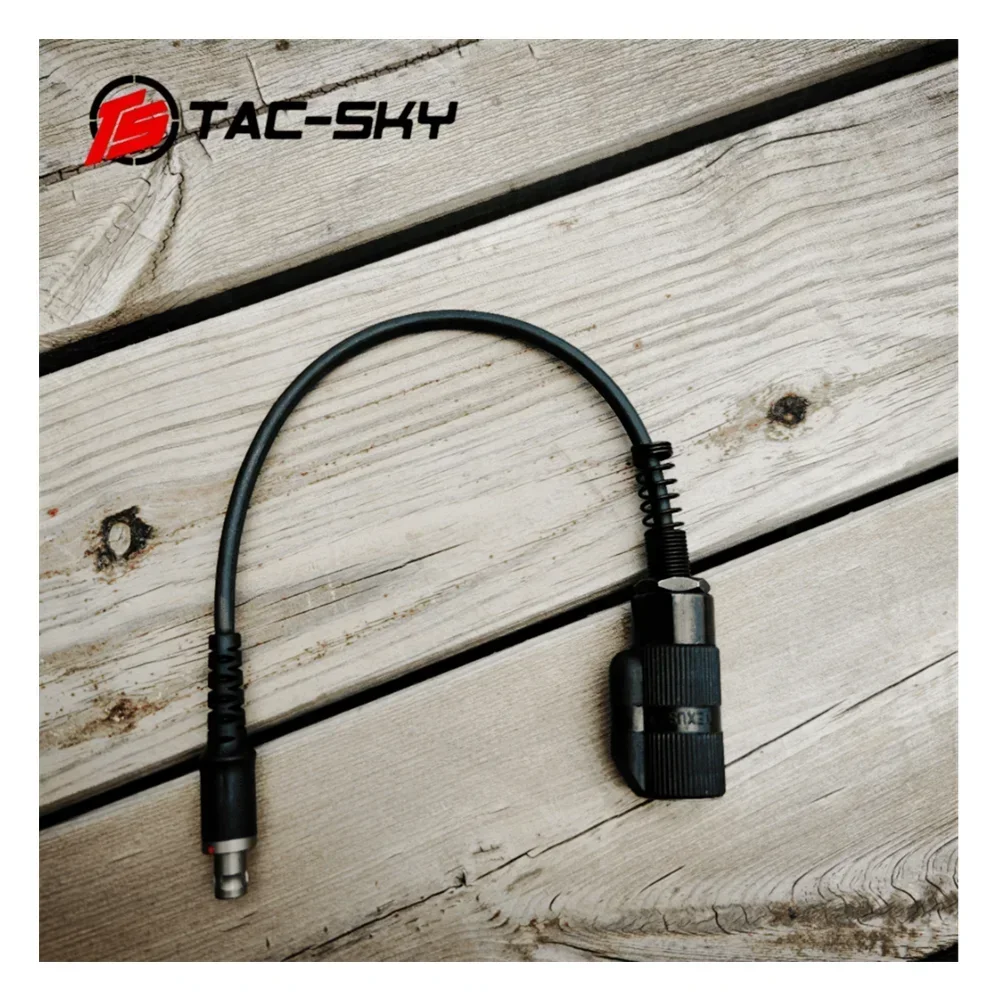 TAC-SKY Compatible Invisio v60 Link Cable V60 Plug to 6-Pin Plug Adapter