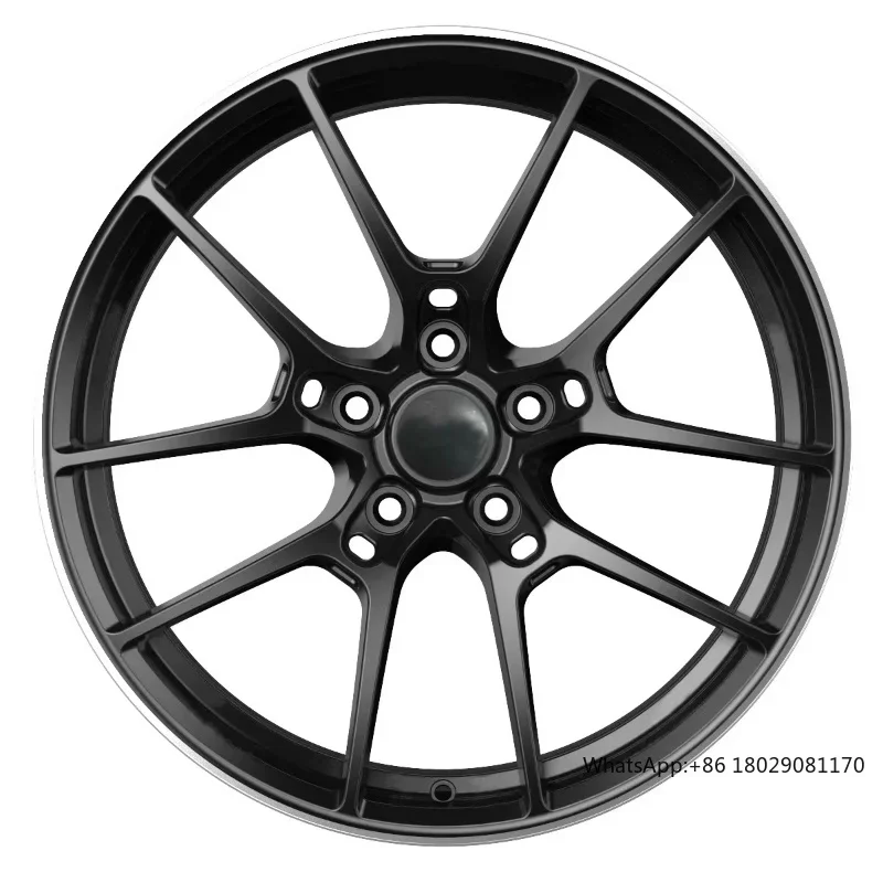 New 19*9.0 Gray Gloss Black Forged Alloy Wheel Hub 6061T for Audi A4 Modified Wheels Made of Durable Aluminum