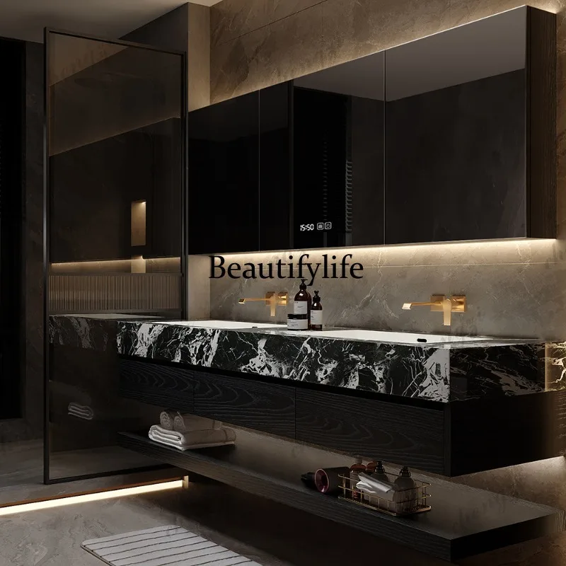 Space Saver Display Bathroom Cabinet Perfume Storage Shelves Wall Accessories Cupboard Mirror Luxury Vestidores Salon Furniture