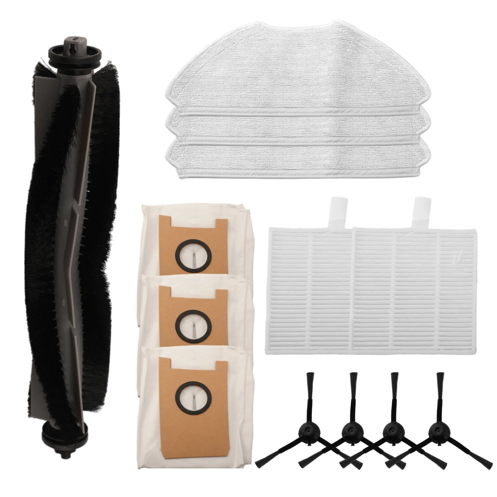 Quick and Easy Cleaning Main Side Brush Filter Mop Cloth Dust Bag Solution for AIRROBO for t20 for t20+ Vacuum Cleaner