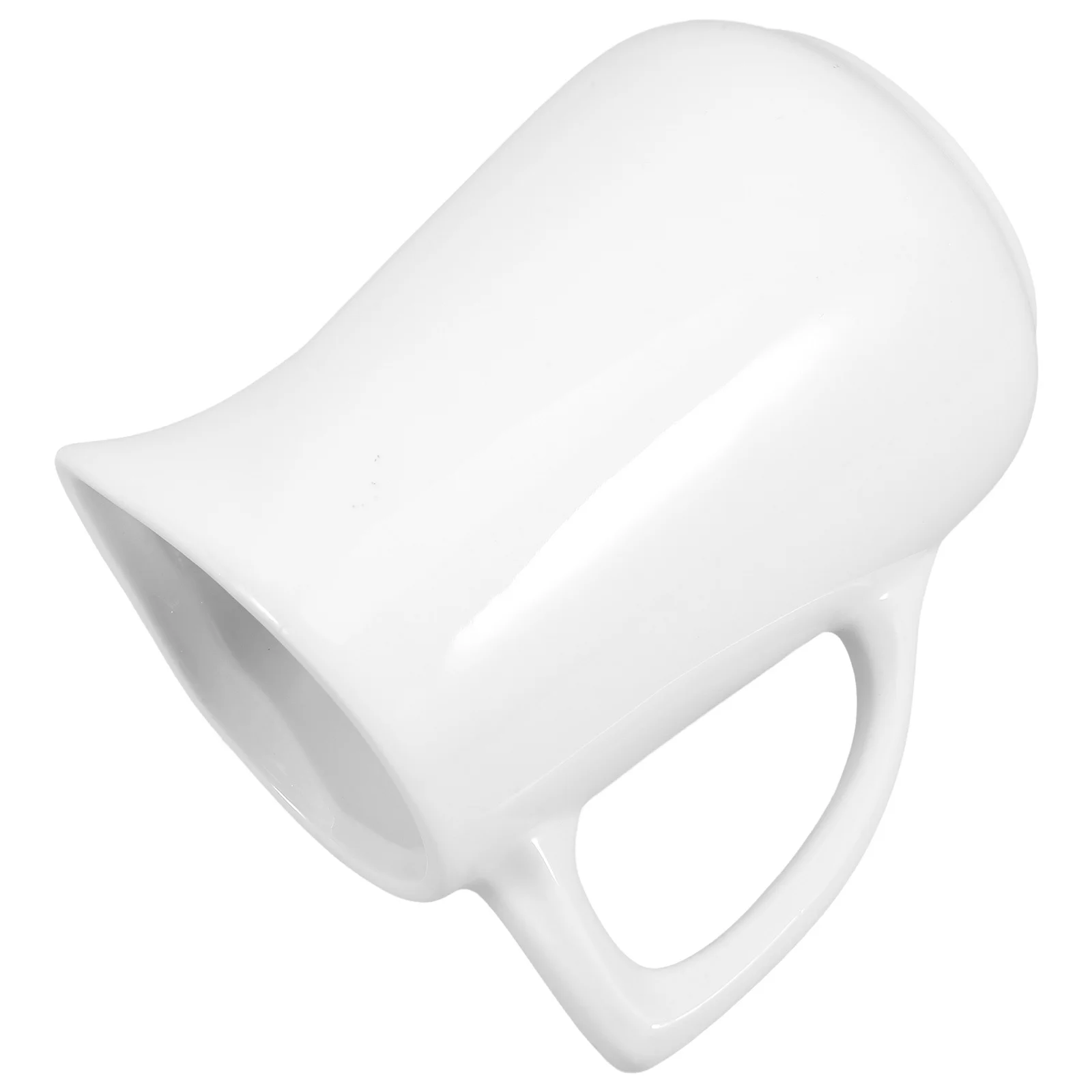 

Ceramic Milk Jug Lightweight Creamer Pitcher for Coffee Latte Art Sauce Salad Syrup Serving Milk Pitcher
