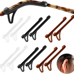 1Pair Glasses Anti-slip Cover Anti-lost Silicone Ear Hook Glasses Legs Sleeve Holder for Sunglasses Glasses Accessories