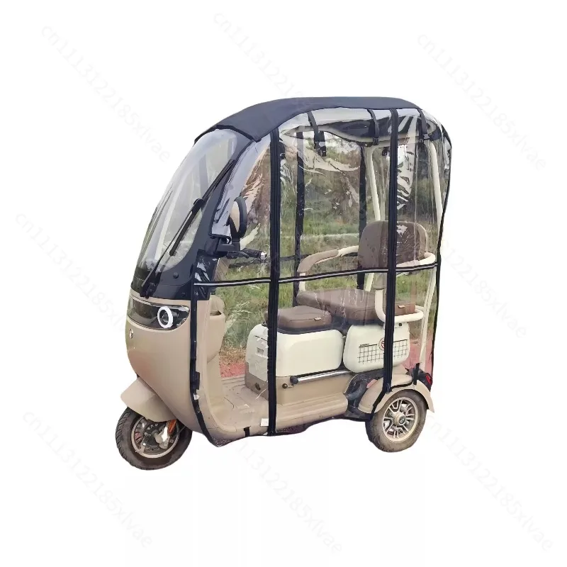 Rain Curtain Shed,excluding Tricycle， Electric Tricycle Integrated Shed, Thickened Surrounding Curtain Thermal Cover