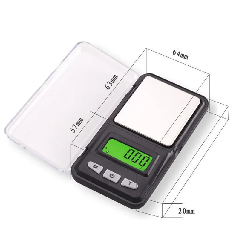 500g/0.1g Mini Pocket Digital Scale High Precision Accurate Electronic Jewelry Gold Weight Scales Gram Food Kitchen Balance