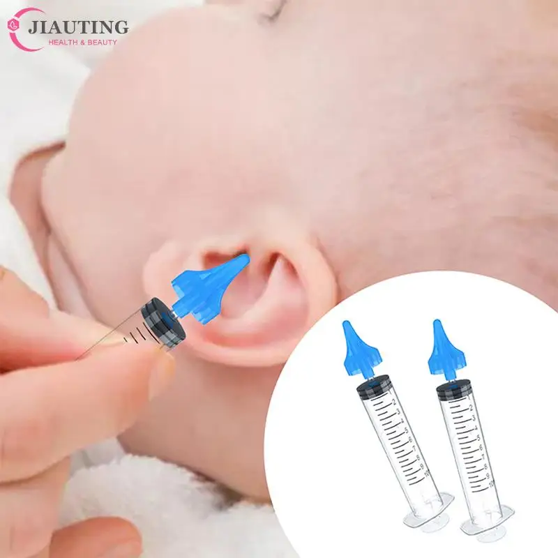 1PC 10ML Ear Washer Syringe Ear Cleaner Wax Removal Vacuum Ear Canal Absorbing Water Flushing Irrigation For Baby Children Adult