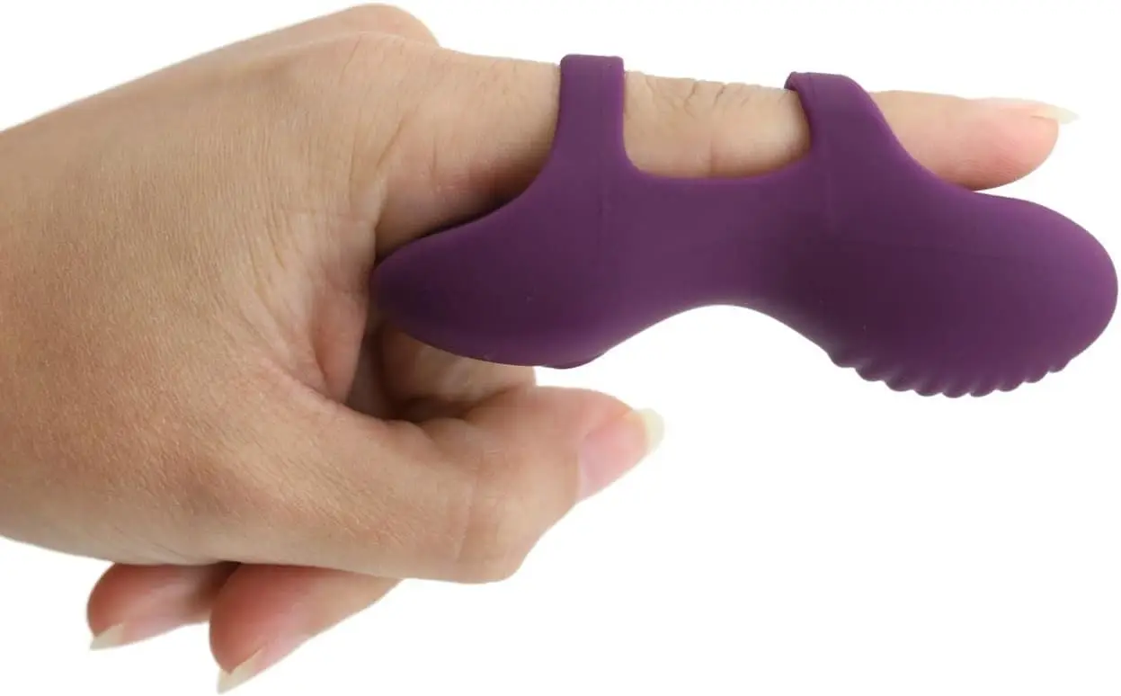 

Vibrating Finger Sleeve - Silicone Toy for Intense Pleasure | USB Rechargeable | Quiet & Ripple Design | Perfect for