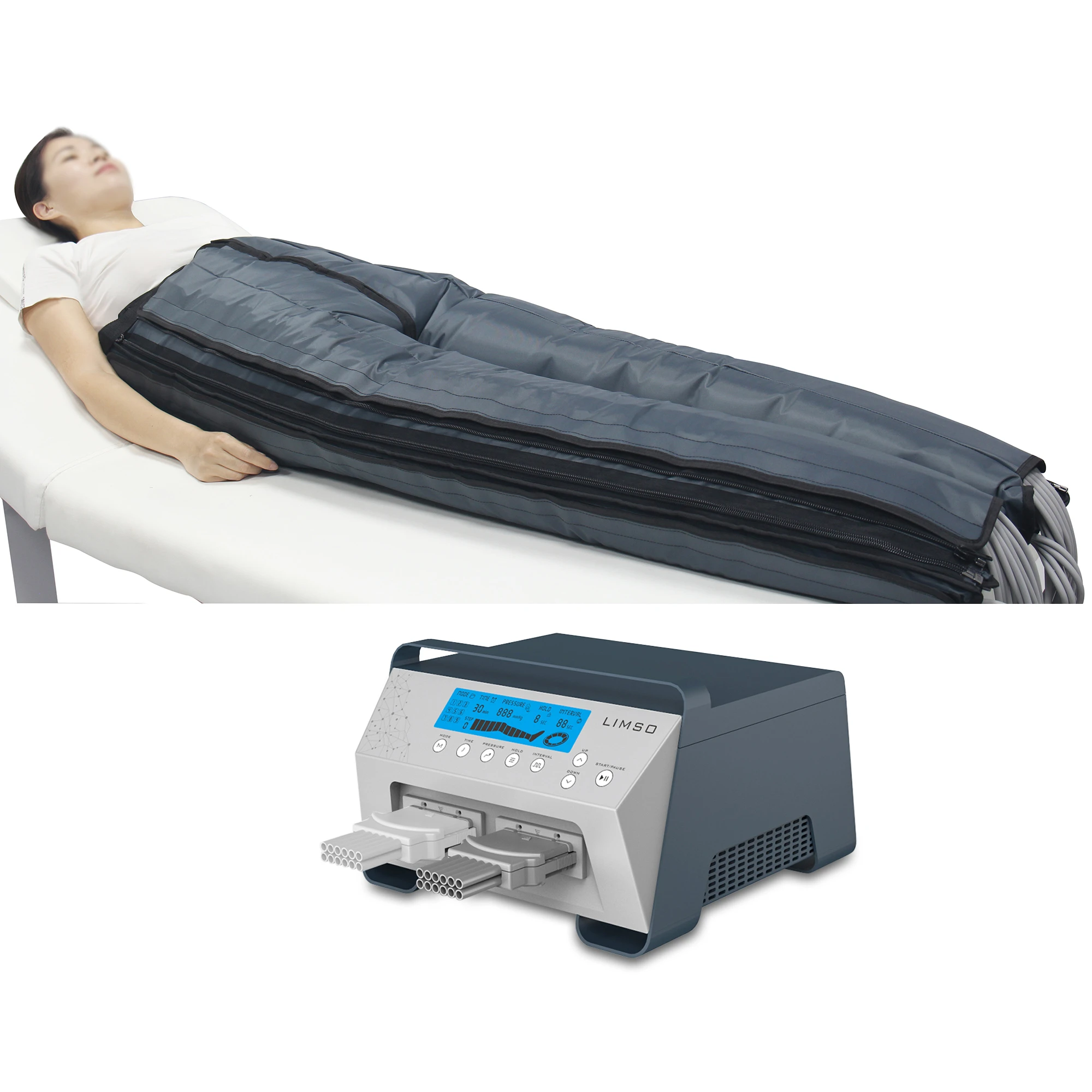 24 Airbags Chambers Costume Pantalon Trousers  Air Pressure Leg Massage Detox Lymph Drainage Pants Jackets Desktop