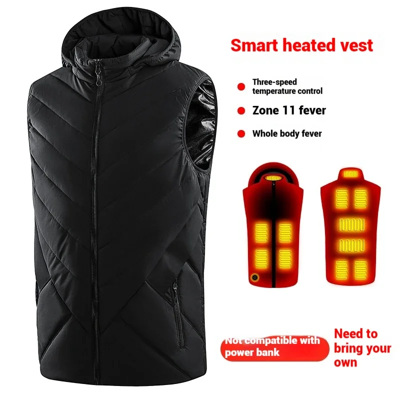 

Graphene Heating Vest for Men and Women Intelligent Temperature Control Electric Thermal Waistcoat Outdoor Sports Winter Warm We
