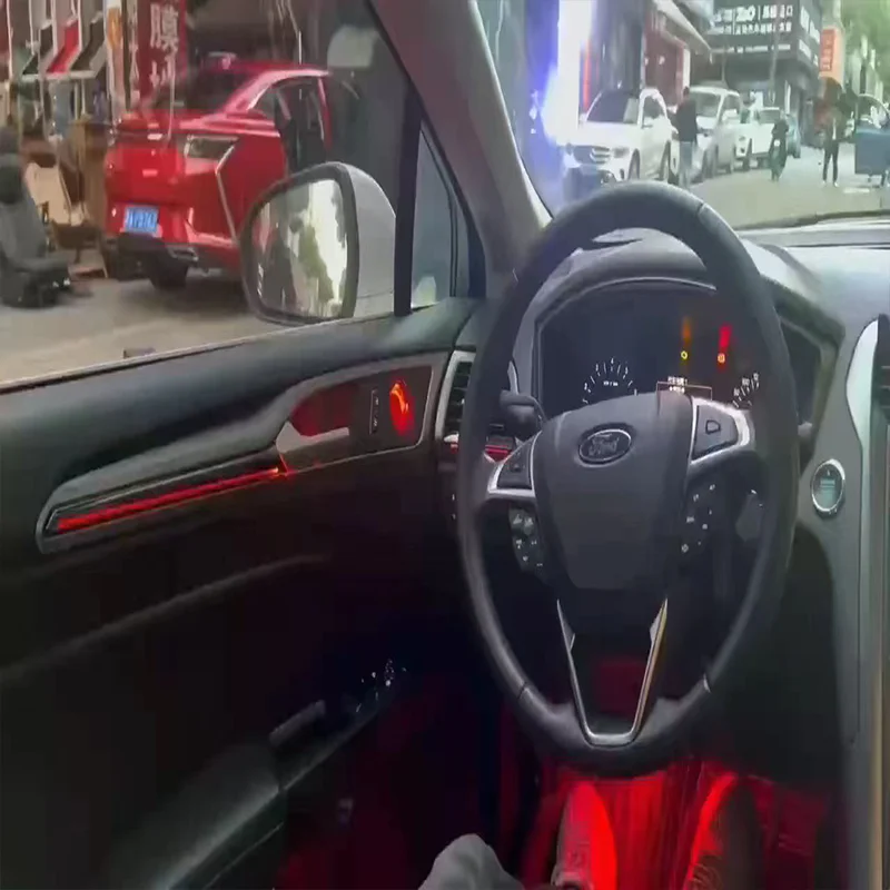 LED Car Inner Ambient Light For Ford Mondeo Fusion 2013-2020 Supporting Screen Control Steering wheel Control APP Control