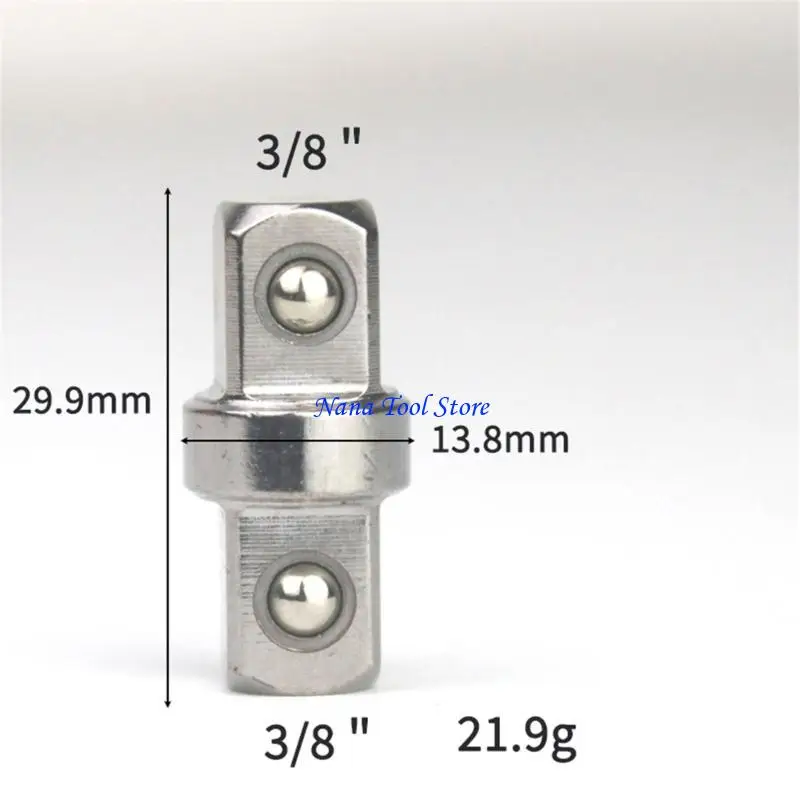 31GJ Портативный адаптер с квадратным приводом и двойной головкой от 1/4 до 3/8 или дюйма, набор для удобной переноски и в