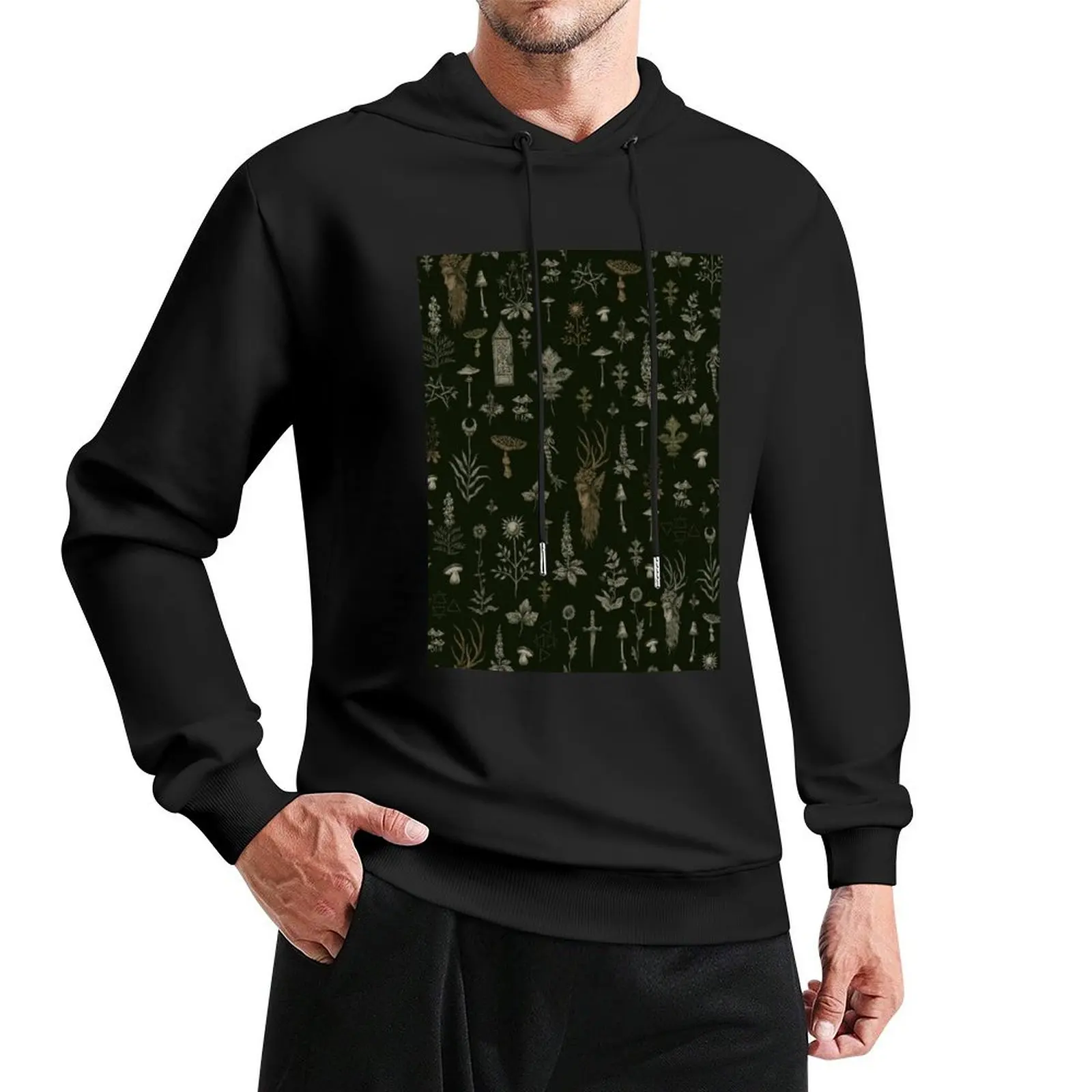 Forest and Field Guardian Pullover Hoodie japanese style men's coat mens hoodies