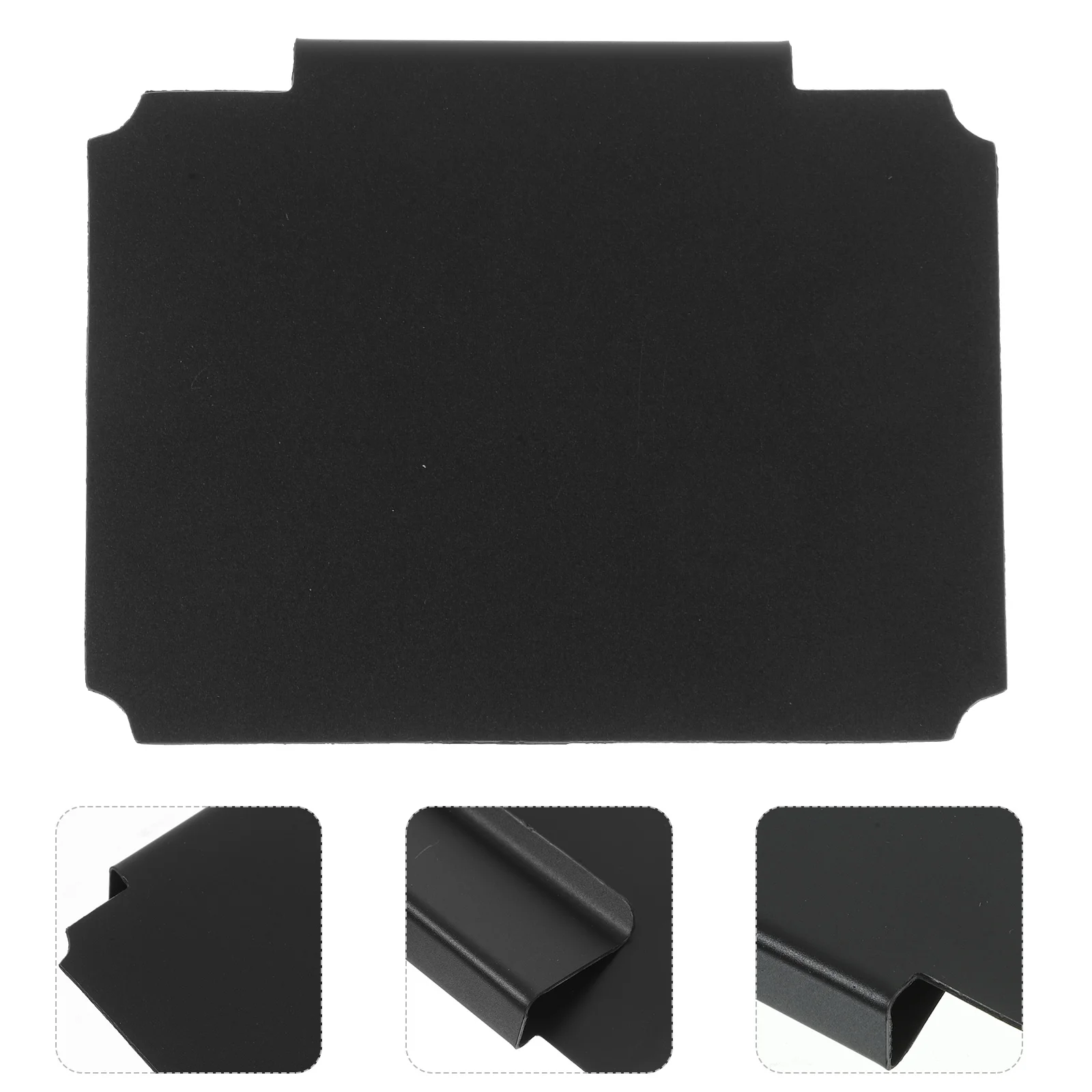 

10Pcs Removable Basket Labels Clip Square Black PVC Label Holders Storage Bins Chalkboard Tags Price Tag Clip