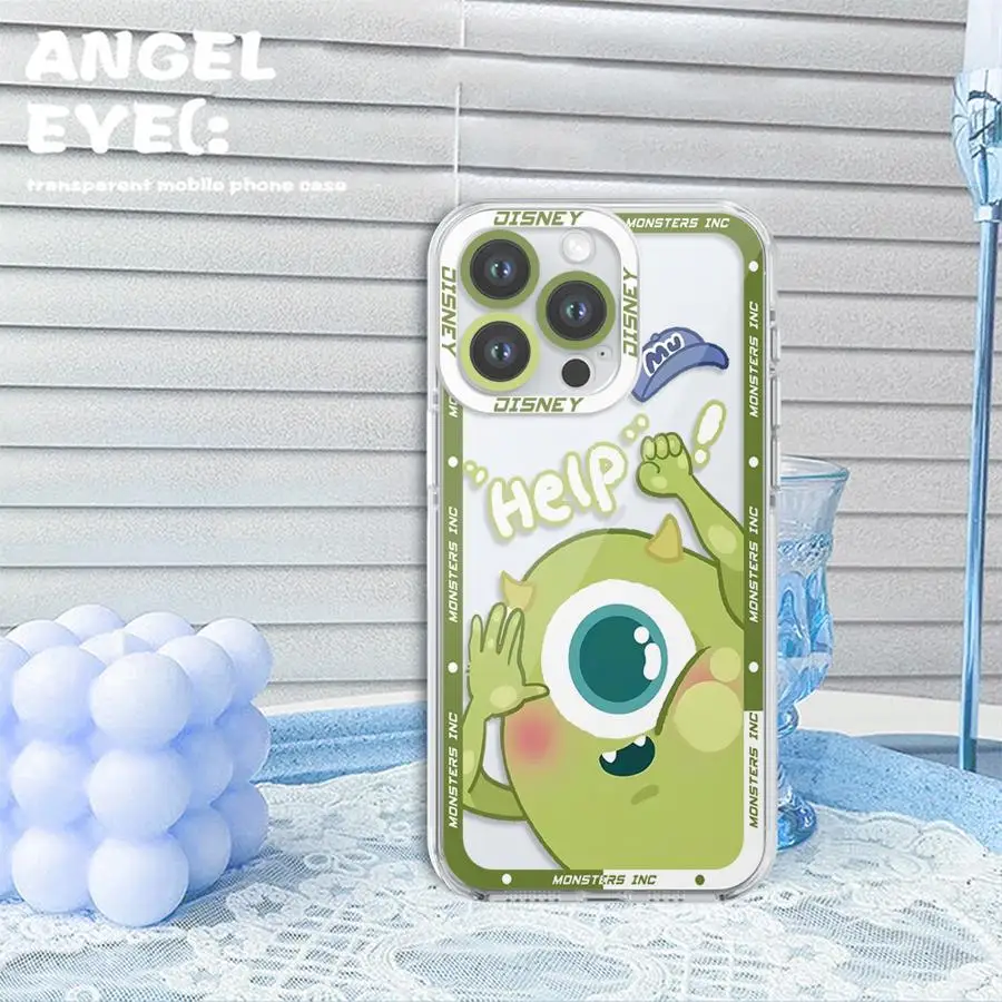 Disney Monsters Inc Cartoon Case for Realme C55 C67 C53 C35 C33 C31 C30 C25 C21y C20 C15 C12 7 8 9 Pro Plus 7i 8i 9i 7 Pro Clear