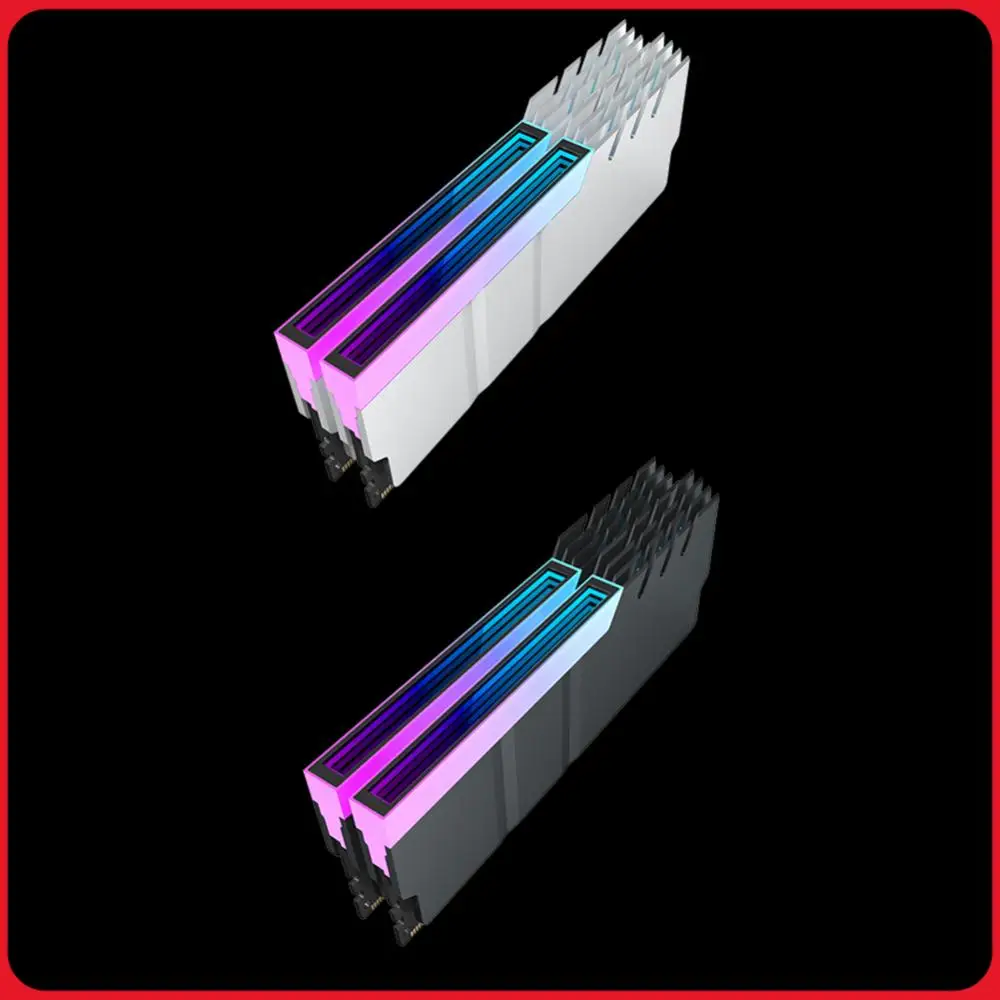 

Кулер для модулей памяти DDR4 DDR5, радиатор для оперативной памяти, 5В 3PIN ARGB AURA Sync, алюминиевый сплав, термостойкий, компьютерные аксессуары