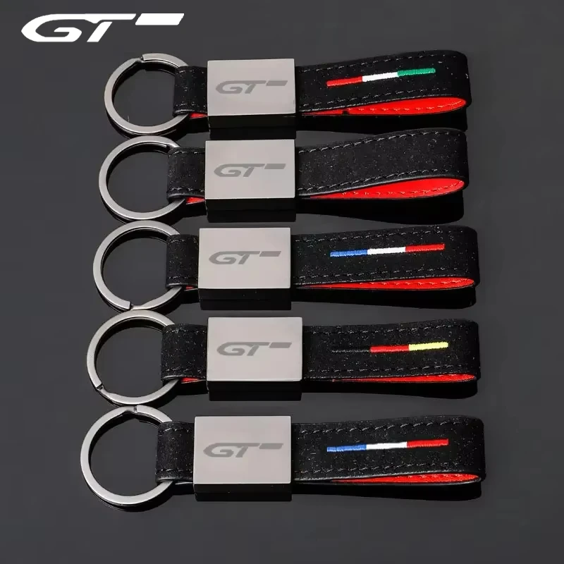 

Car Key Rings Alloy Buckle Keychain Pendent Keyfob for GT 2008 508 406 407 206 207 208 208XS 208Gti