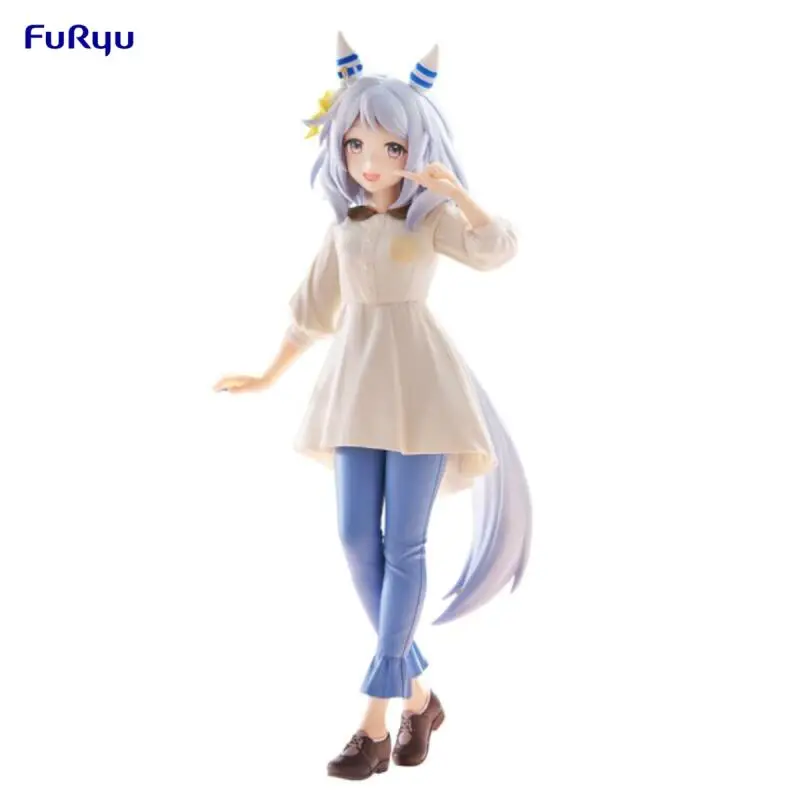 

[Genuine] Original Furyu Umamusume: Pretty Derby Trio-Try-It Figure Hishi Miracle Anime Figure Model Doll Collector Figurine Toy