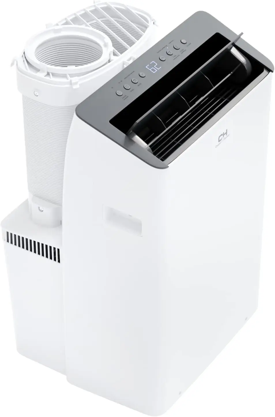 

14,000 BTU (12,000 BTU SACC) Inverter Portable Air Conditioner and Heater with Dual Hose, Dehumidifier, and Fan For Areas