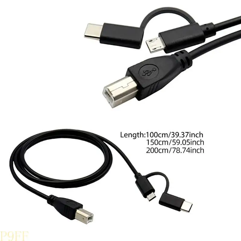كابل تاريخ الطابعة CS1W USB-B للبيانو الإلكتروني والطبل الإلكتروني والماسح الضوئي والكمبيوتر المحمول