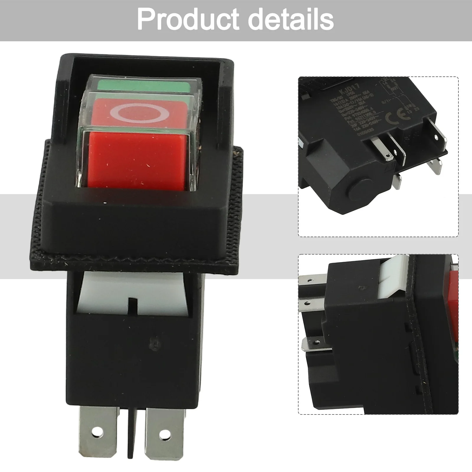 5 Pin Switch Electromagnetic Switch Easy Installation Long Service Life Power-off Protection Reliable Performance