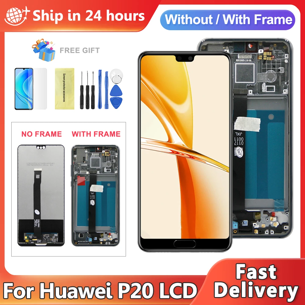 Screen For Huawei P20 EML-L29 EML-L09 LCD Display Touch Screen Digitizer Assembly Replacement P20 Screen Replacement