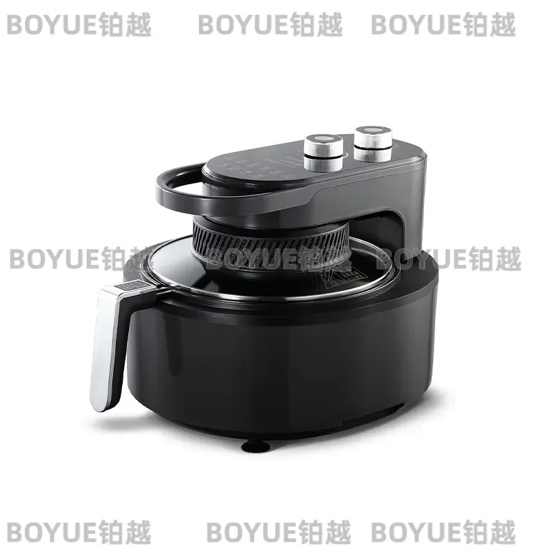5L Large Capacity Air Fryer Electric Oven with Visual Window Non Stick Coating Household Kitchen Appliance for Healthy
