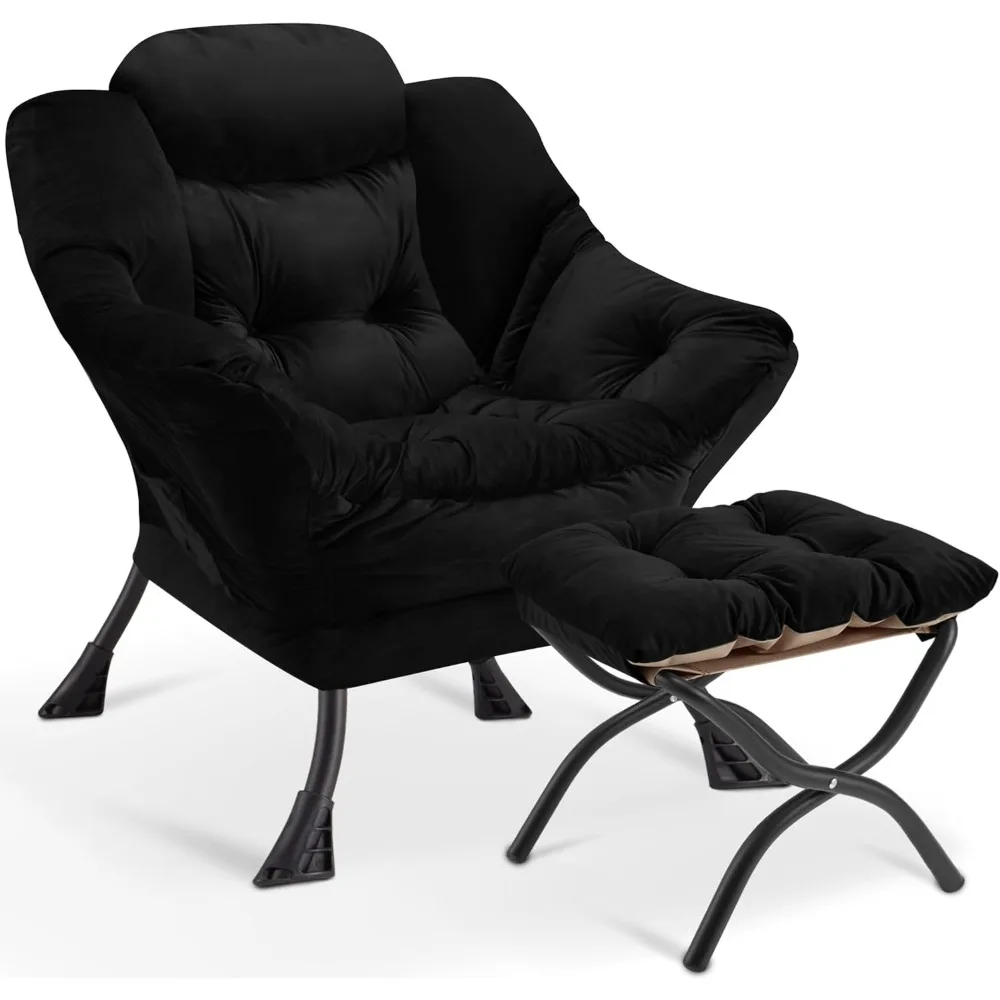 Chair With Ottoman,… - image