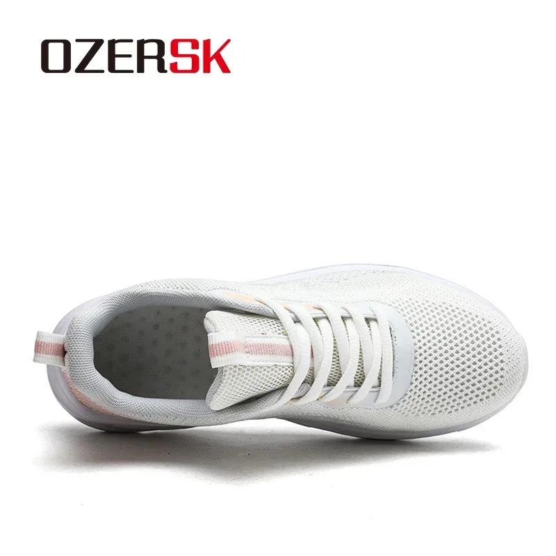 OZERSK Spring Summer New Designer Women Shoes Fashion Causal Mesh Shoes Sneakers For Women