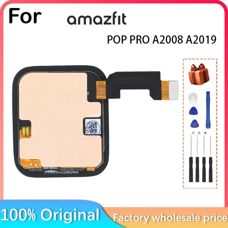 For Huami Amazfit Pop Pro A2008 A2019 Smart Watch LCD Display. Brand New 1.43-inch LCD Display With Touch Screen