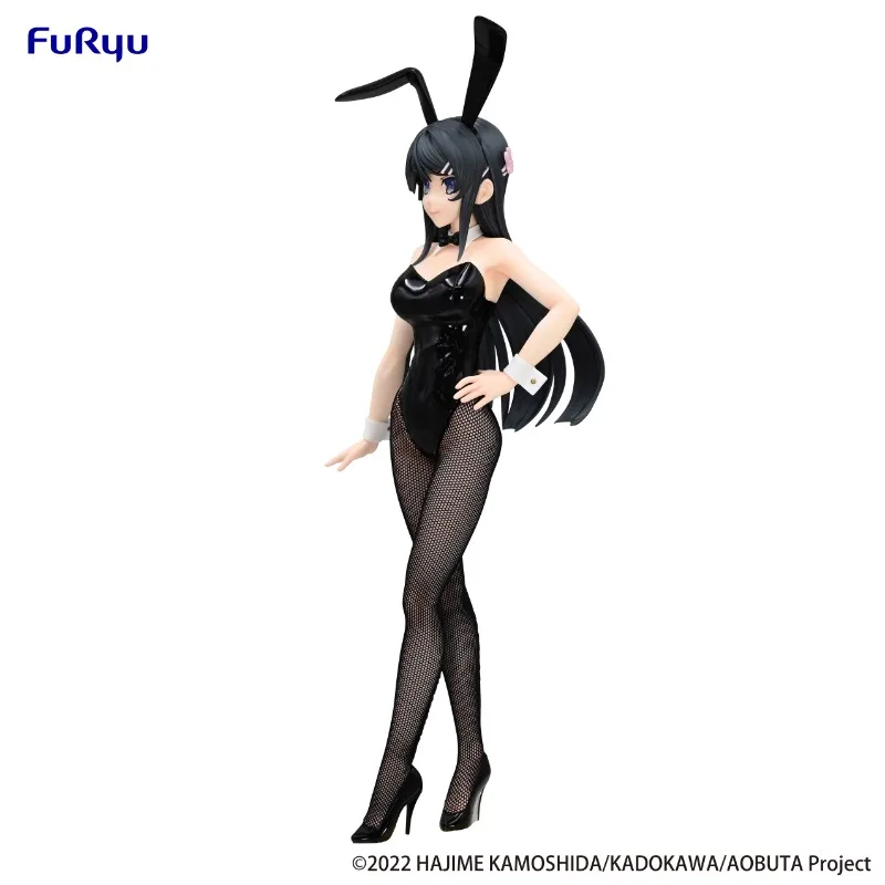 In Magazzino FuRyu BiCute Conigli Sakurajima Mai Bunny Girl Desktop Bambole Carine Anime Action Figure Giocattolo Regalo Modello Collezione