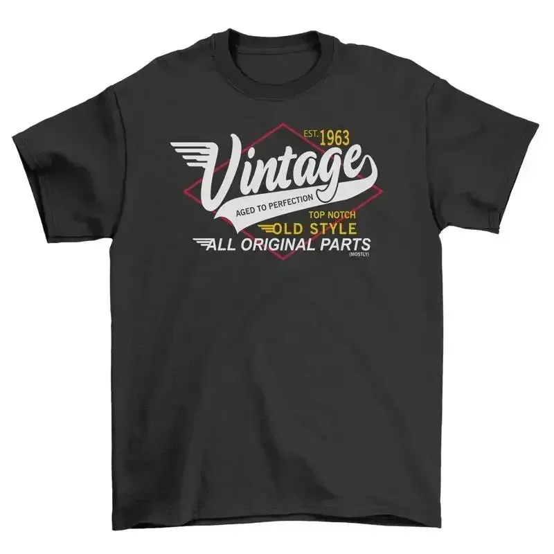 Vintage Old Style Wings 1963 2023 60th T Shirt Funny and Timeless des