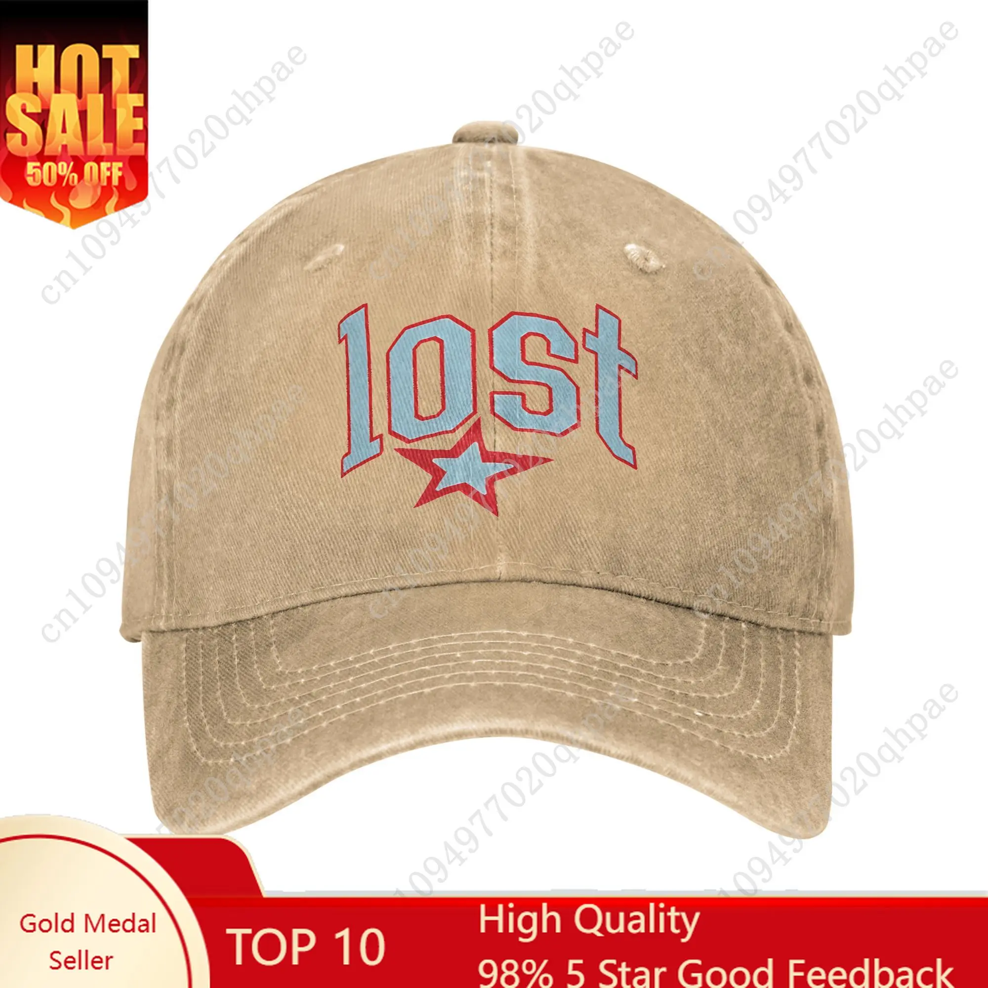 

MGK Lost Americana Rapper Baseball Cap Vintage Distressed Cotton 2025 New Album Headwear Unisex Outdoor Unstructured Soft Hat
