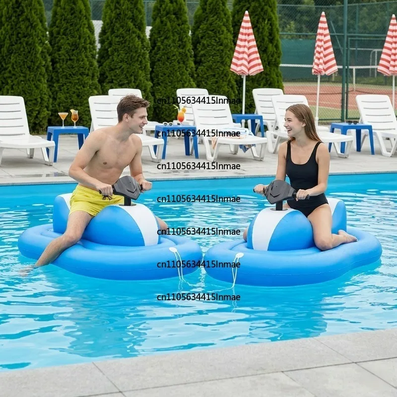 Electric Water  for Children Water Amusement Equipment Custom Kids Inflatable Jet Ski, Motorized Ride-On Pool Float