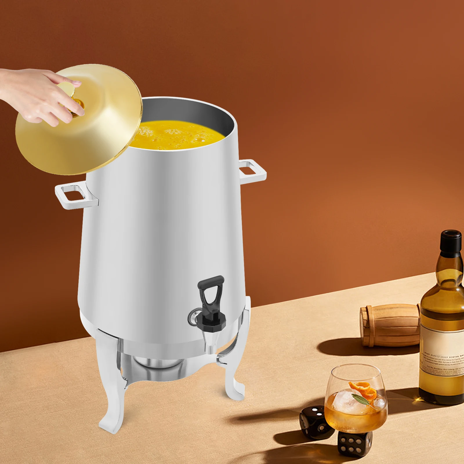 Roestvrijstalen drankdispenser - Coffee Tea Urn recensie en prijs