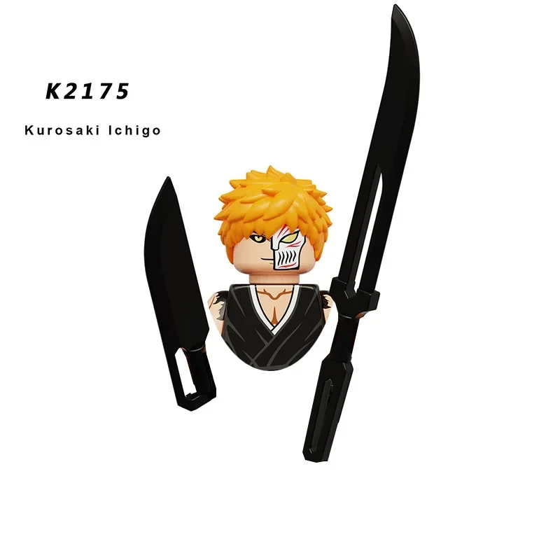 KDL824 Kurosaki ichigo UIquiorra Zangetsu Kurotsuchi Mayuri Zaraki Kenpachi Building block boy birthday toy