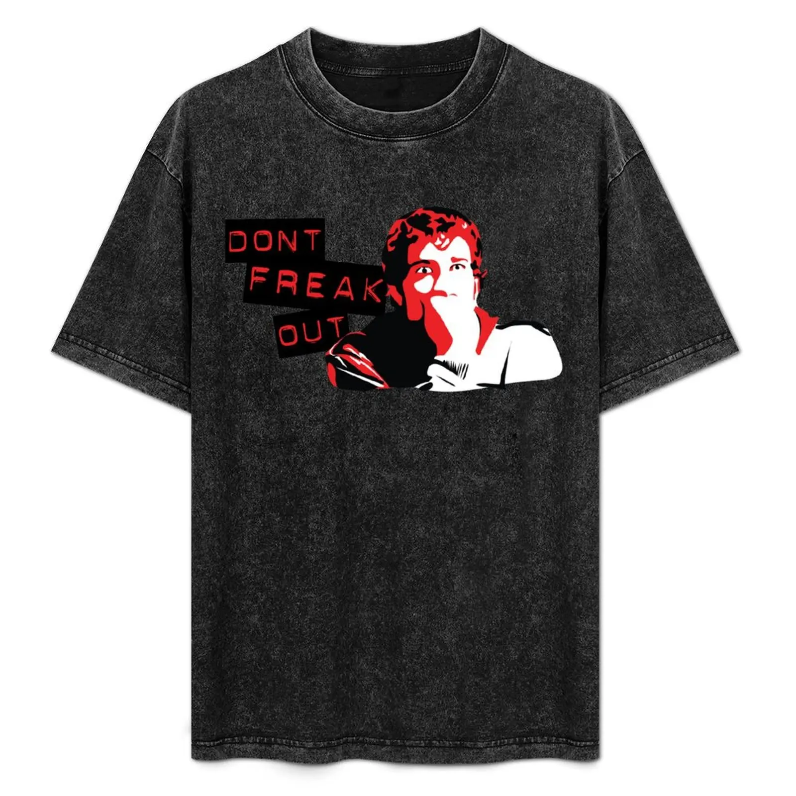 Don't Freak Out T-Shirt Casual Minimalist Short Sleeve Top