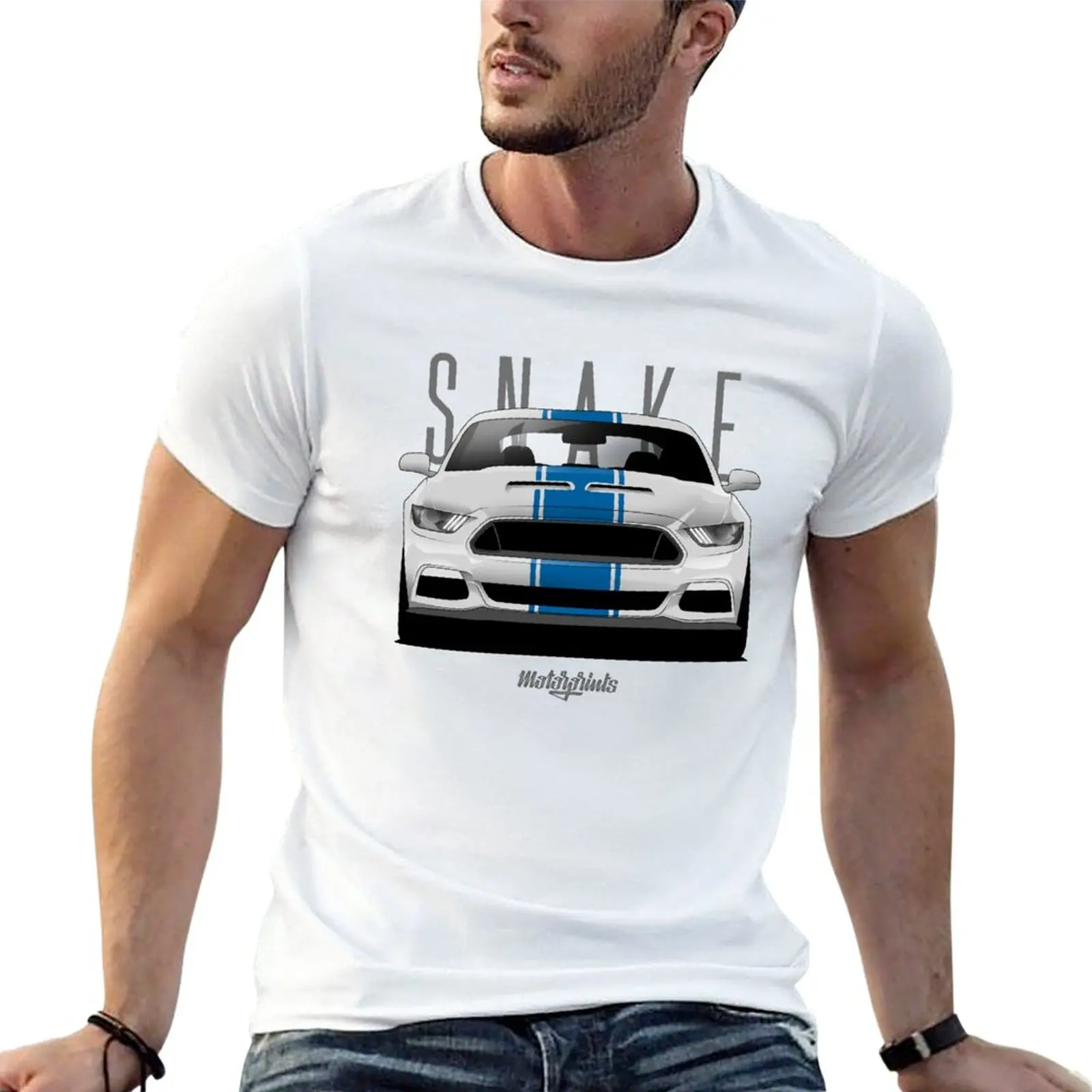 

Super Snake (white) T-Shirt oversized sublime shirts graphic tees customs design your own clothes for men