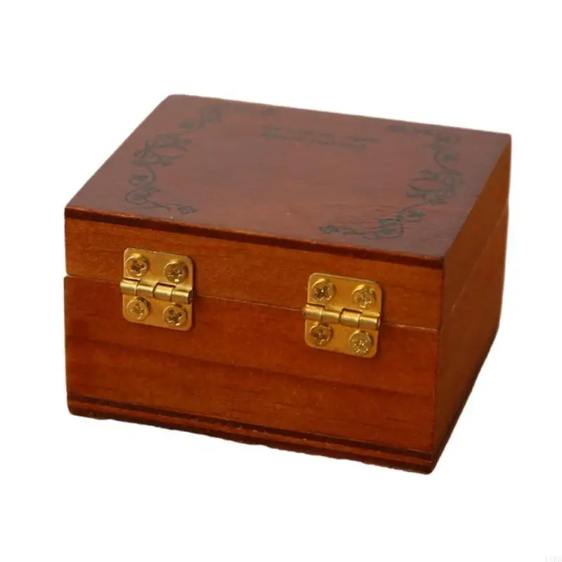 

Kitchen Furnishings Treasure Box Jewelry Box Model Decorations Pretend Playset L8RB