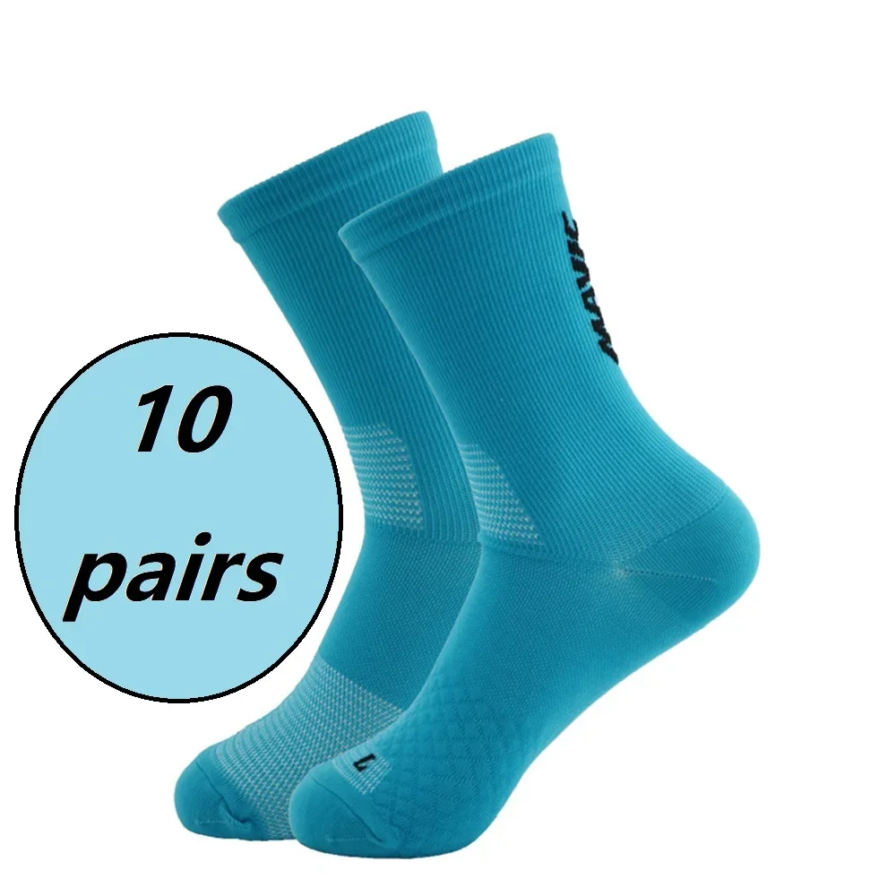 Calcetines deportivos para exteriores, medias para correr, senderismo, ciclismo de carretera, 10 pares