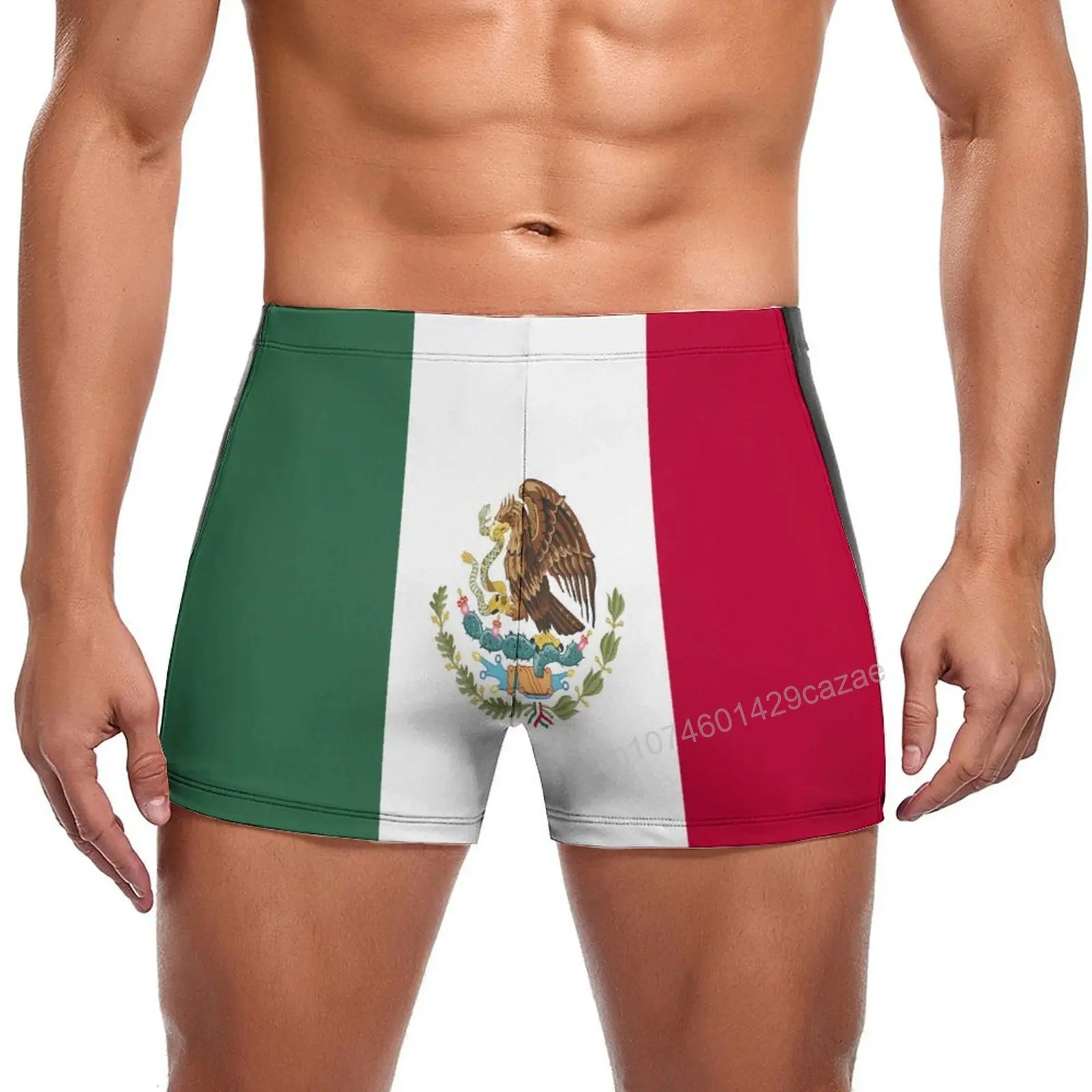

Swimming Trunks Mexico Flag Quick Dry Shorts For Men Swim Beach Short Summer Gift
