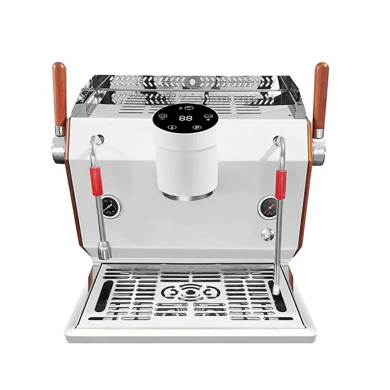 Professional Cappuccino Maker Electronic Semi-auto Single Head Espresso Coffee Machine Two Groups For Cafe 220v 110v