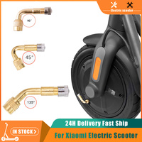 45/90/135 Degree Angle Brass Air Tyre Valve Extender Electric Scooter Xiaomi M365 Pro Pro2 Mi3 Valve Tyre Inflatable Tube