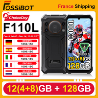 Fossibot F110L Rugged Smartphone 12GB(4+8)+128GB 10000mAh 50MP+8MP+5MP 60Hz Mobile Phone NFC/GPS Android15 6.745''HD+IPS