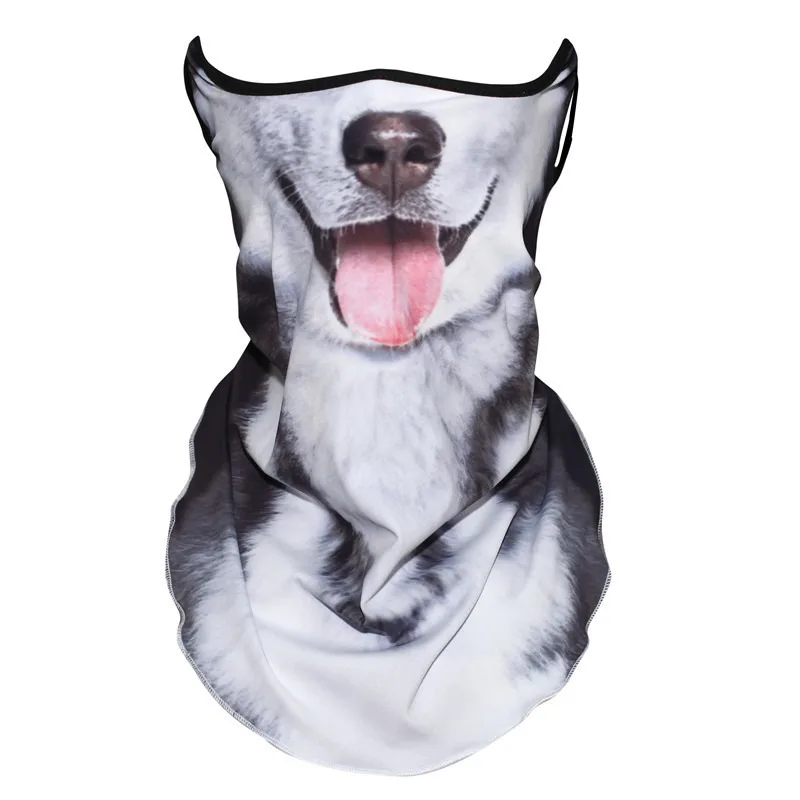 

For Outdoor Cycling 3D Animal Cat Design Summer Full Face Neck Protector Sun Shield Breathable Quick Dry Polyester Helmet Liner