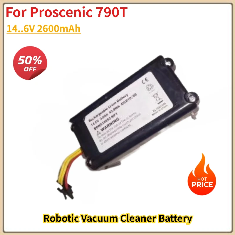 

For Proscenic 790T Robotic Vacuum Cleaner Battery 14..6V 2600mAh Brand-New High Quality