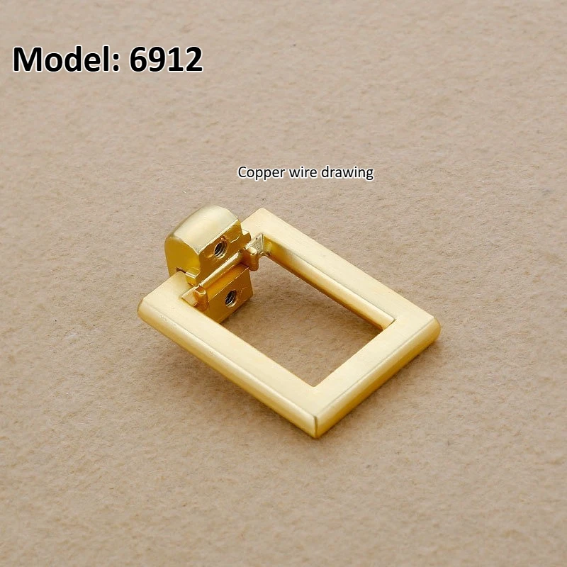 Bronze-colored handle for drawer cabinet door Chinese-style imitation copper brushed finish hardware pull handles
