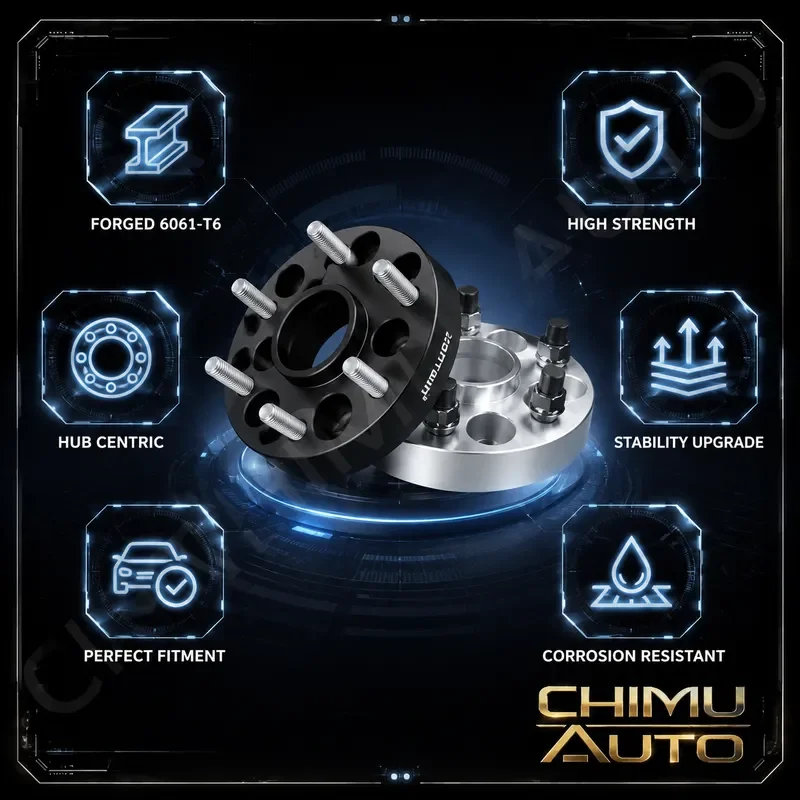 【CHIMU AUTO】 For AVATR 11 12 06 07 011 Forged Wheel Spacer Adapter 15-40mm Hubcentric 6061-T6 Aluminum Alloy Kit