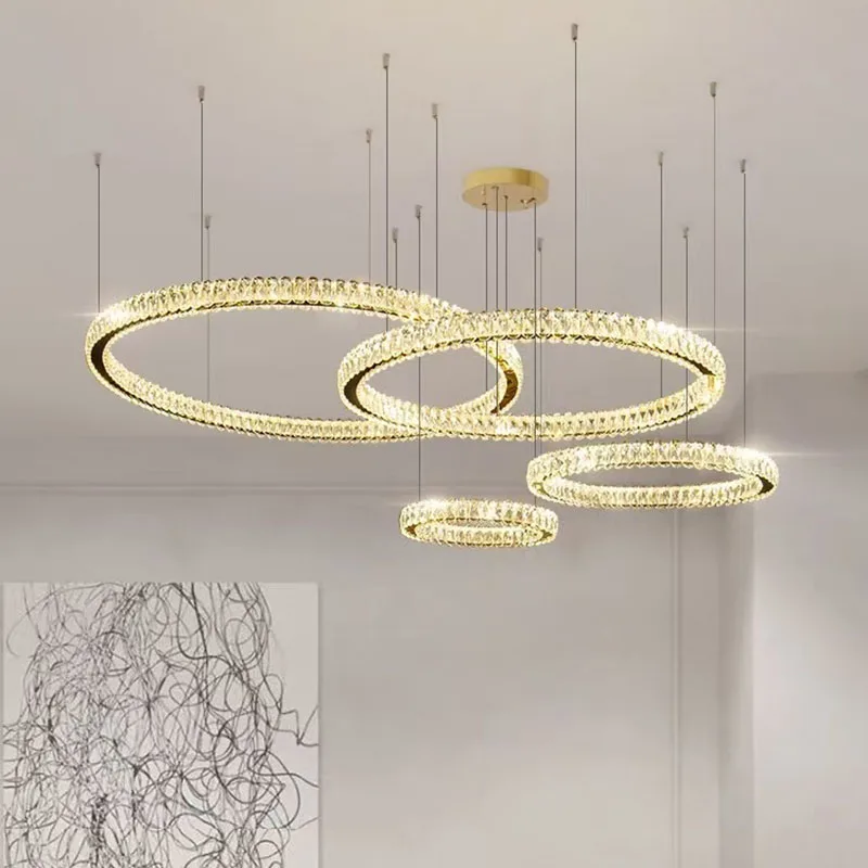 

home decorationPendant lights, luxury crystal living room chandelier, dining room Pendant lamp, ceiling light, indoor lighting