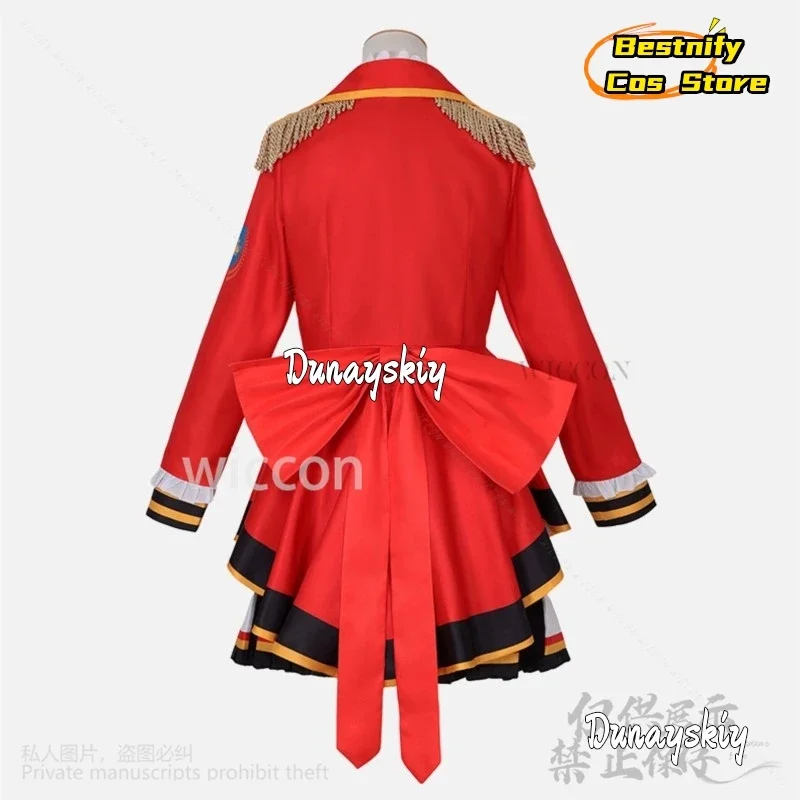 أزياء كوسبلاي نيجينو يومي أنيمي أيكاتسو ستارز التأثيرية باللون الأحمر JK زي البحارة الياباني معطف موحد فستان المعبود لوليتا باروكات بلاستيكية