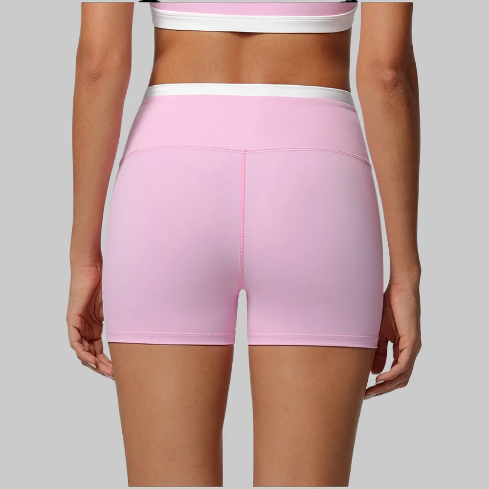 V‑Cross Waist Running Sports Shorts Women Buttock Lift Leggings Women Cycling Slim Fit Workout Shorts High Waist Yoga Shorts