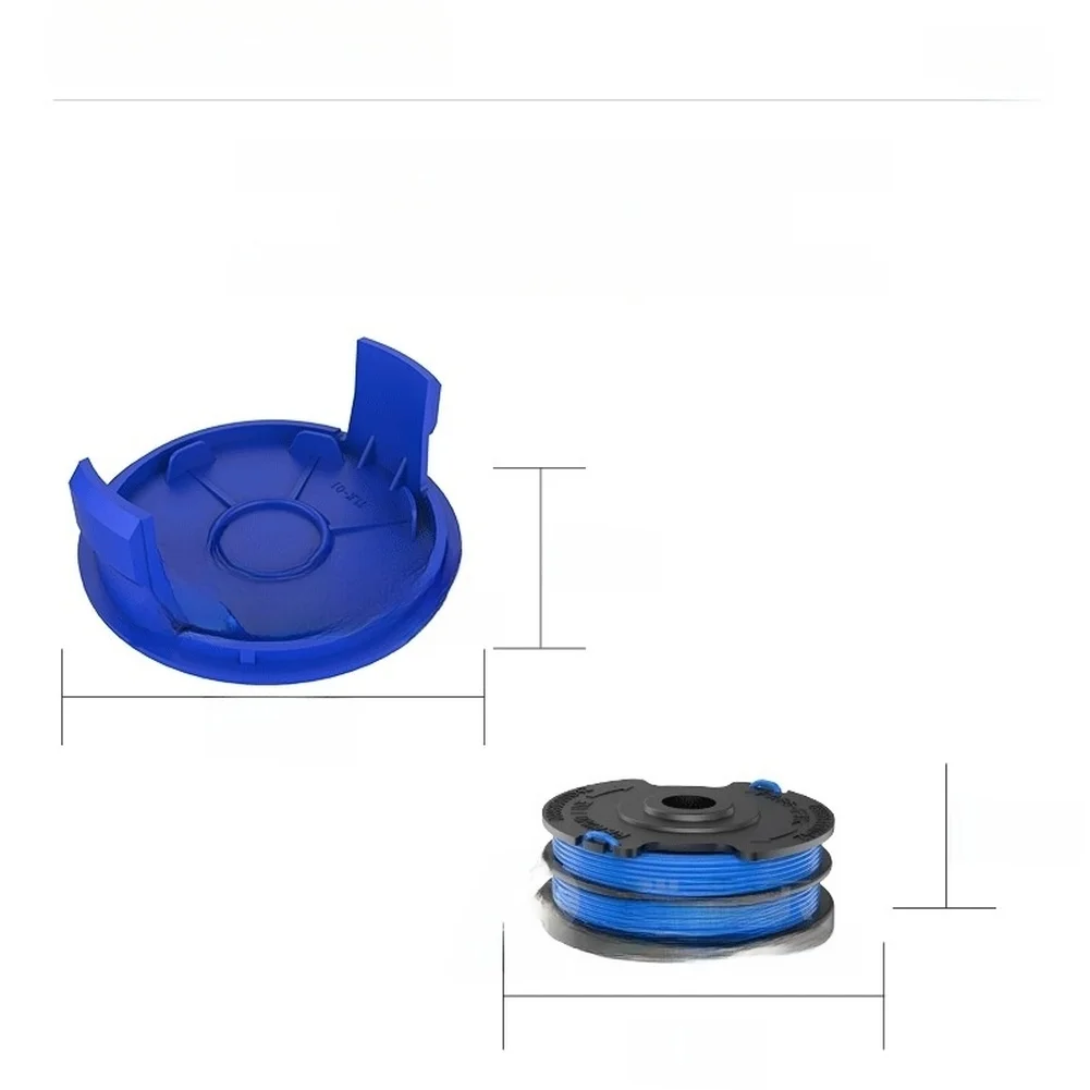 Replacement Spool and Cover for KST-20X and 120X-06 Grass Trimmer Used with 40V Cordless String Trimmer Systems
